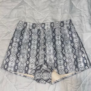 After Market snake print shorts